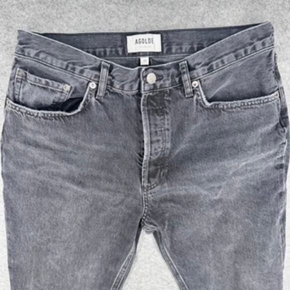Agolde Lana Jeans Black size 29r - Picture 4 of 6